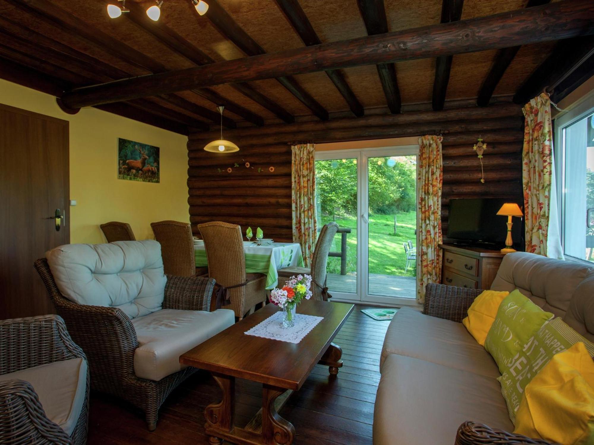 Open Wooden Chalet Built Against A Hill Francorchamps Exterior photo